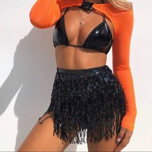 Sequin skirt